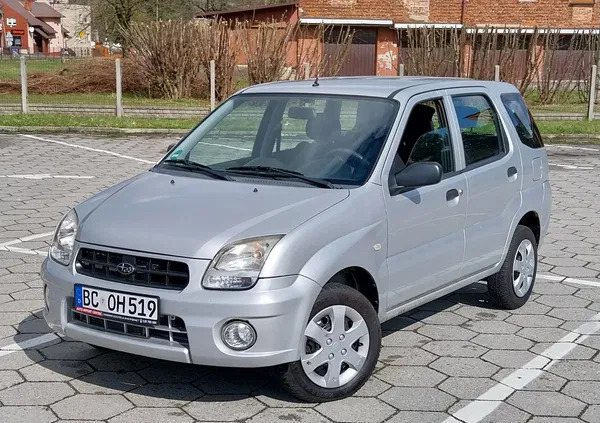 subaru Subaru Justy cena 14400 przebieg: 154000, rok produkcji 2004 z Opalenica